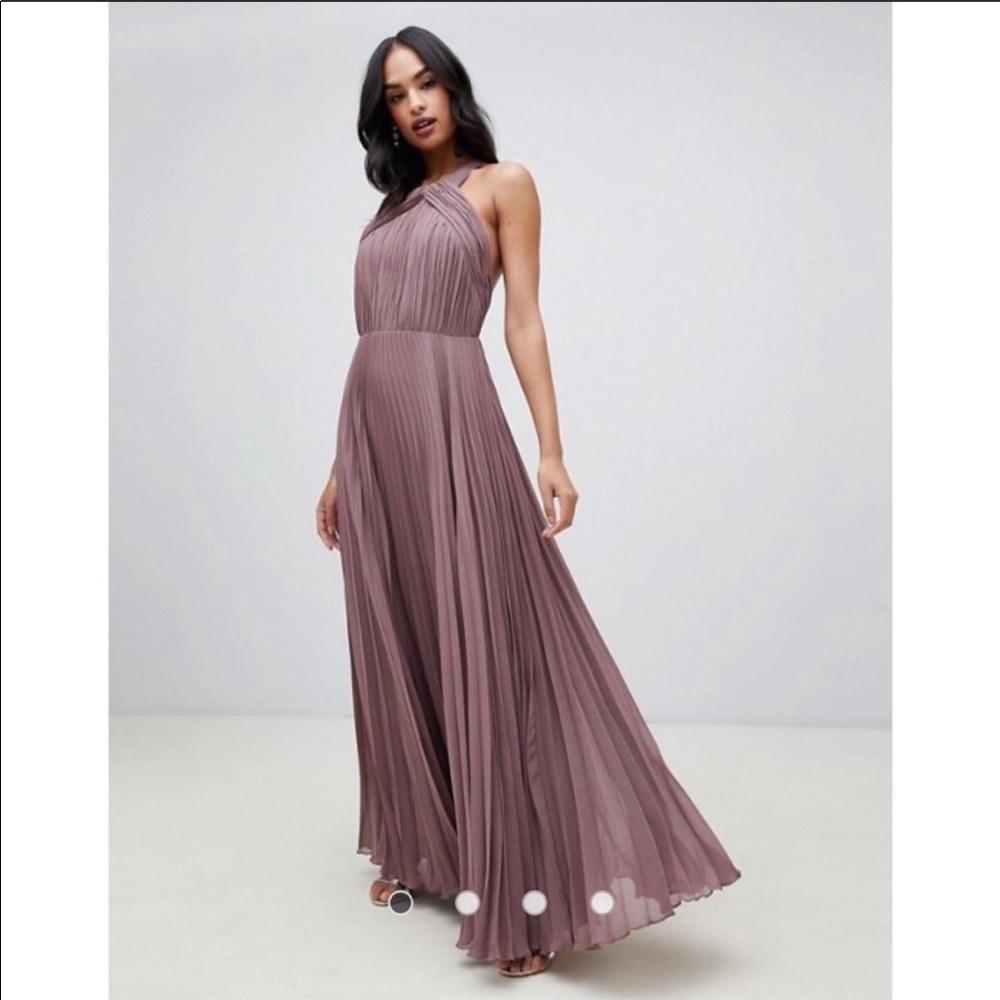 ASOS Halter Bridesmaid Prom Maxi Formal Dress